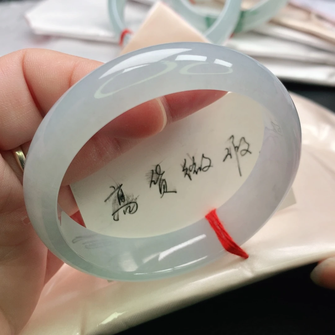 翡翠手镯未镶嵌缅甸57.58