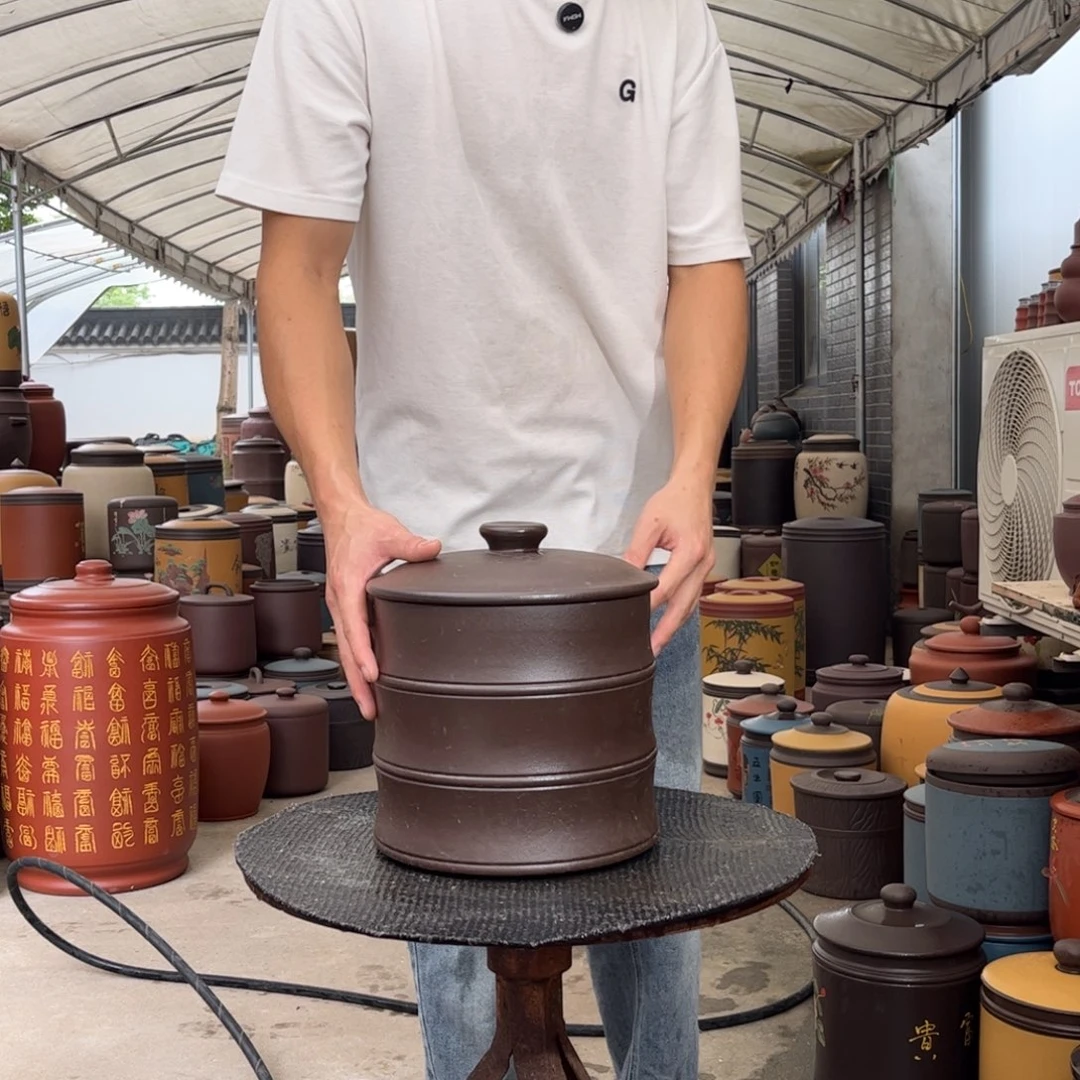 茶叶罐紫砂8 饼茶叶罐