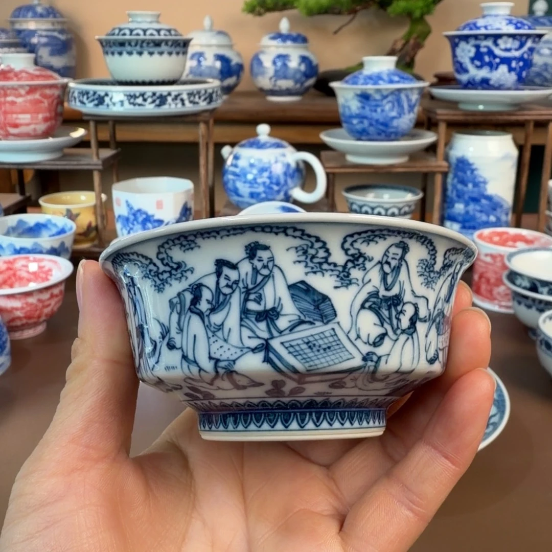 景德镇陶瓷手工手绘