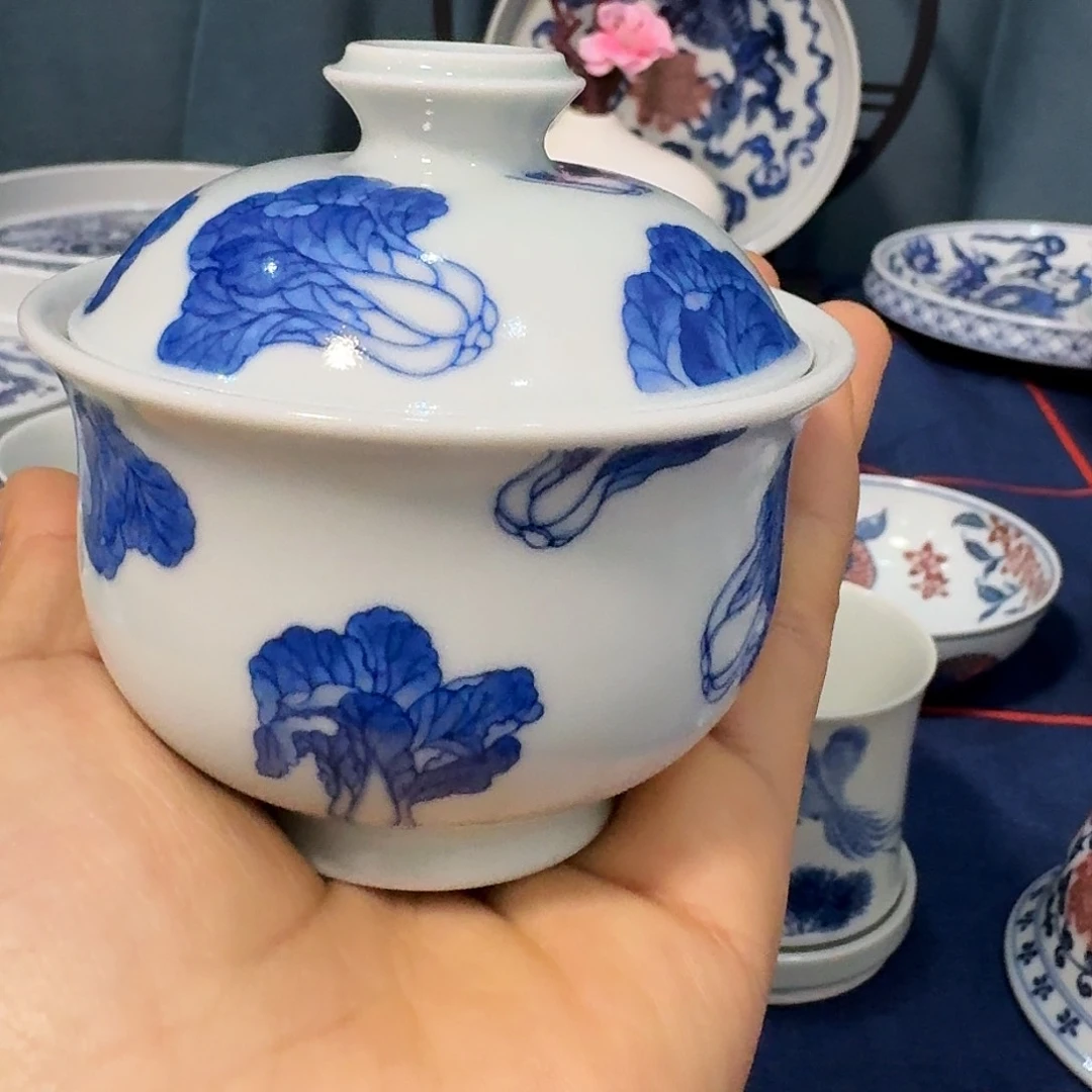 青风瓷影手工手绘