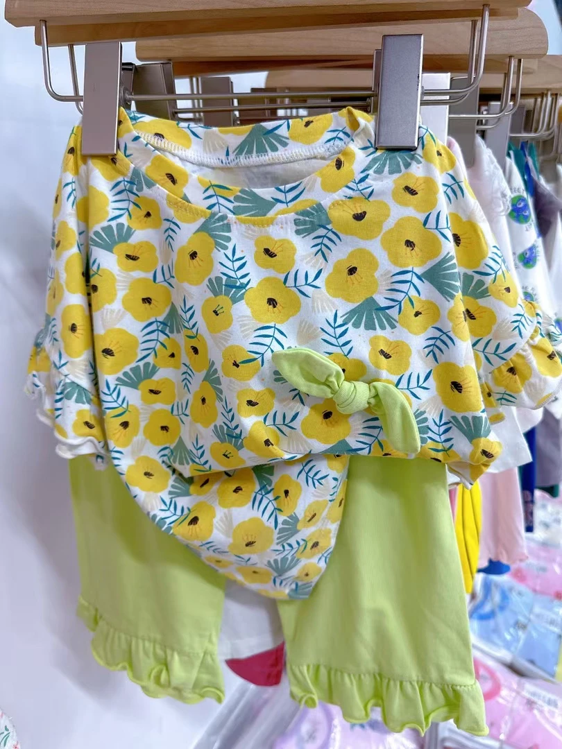 棉小茜品牌(130-180）七分套装