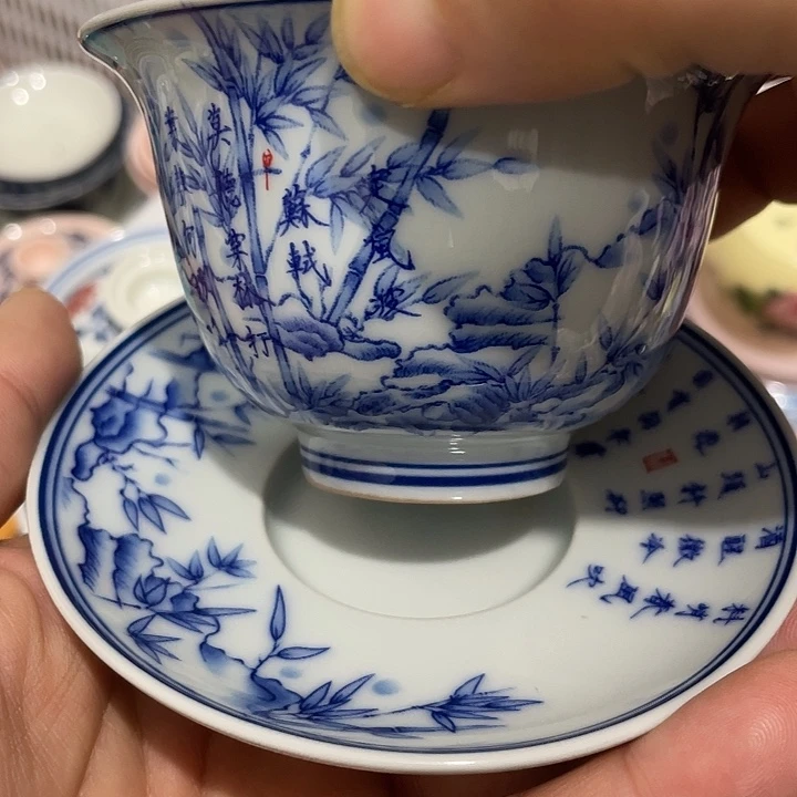 摆件陶景德镇陶瓷主人杯2344