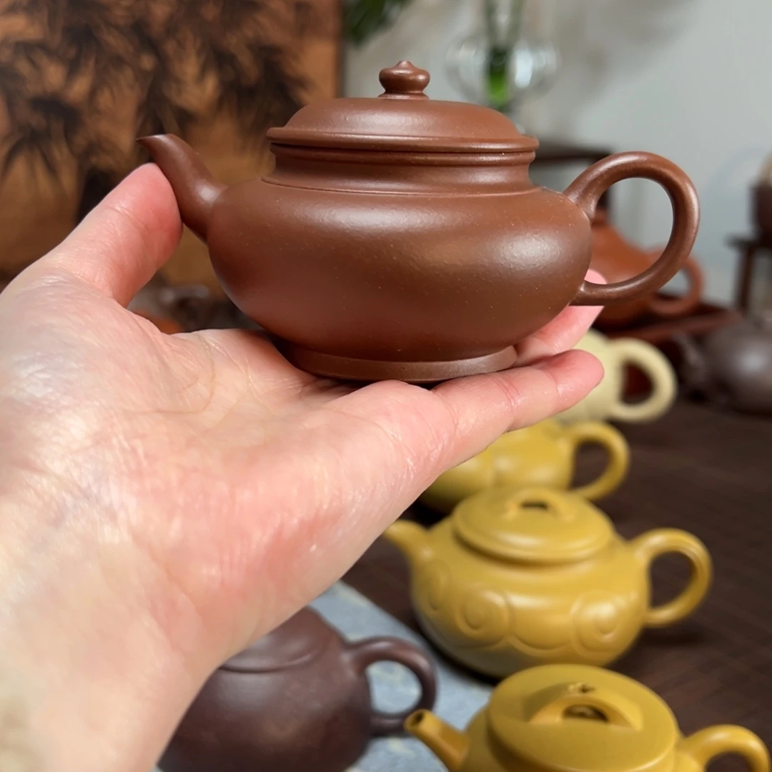 茶壶紫砂红皮龙紫砂壶