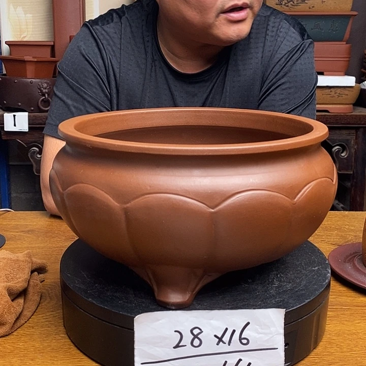 紫砂花盆货号一只SZ666