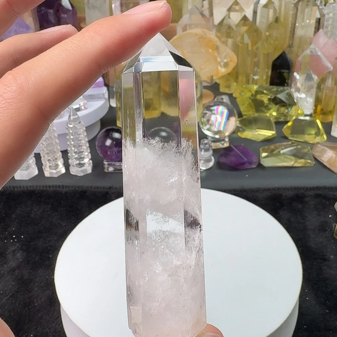 未镶嵌珠宝半成品水晶白水晶