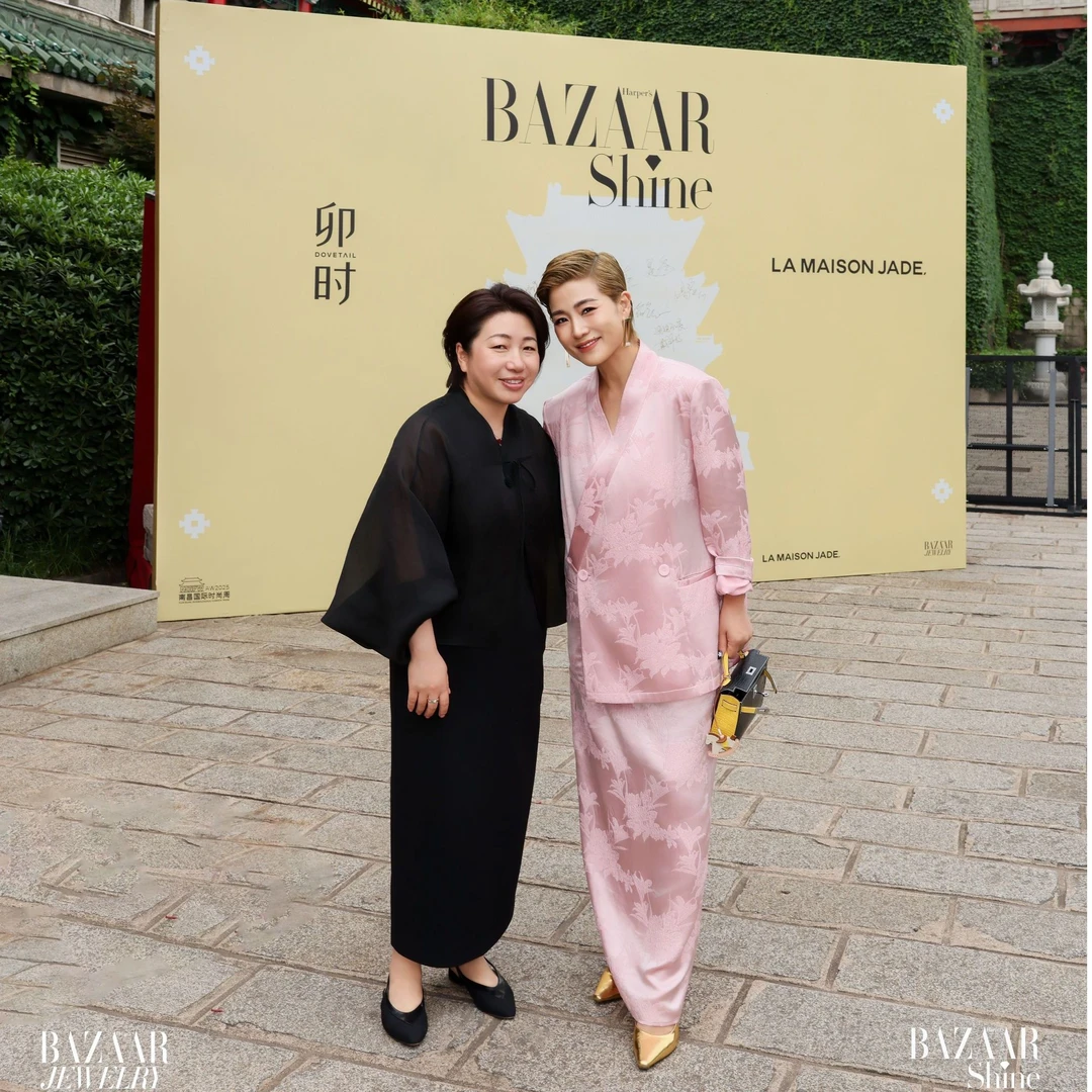 【顾文婷推荐】玉琼国风25 粉色交领西装上衣 DZ25S4352