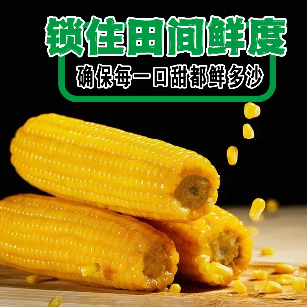 东北产地直发黄糯甜玉米真空包装营养粗粮