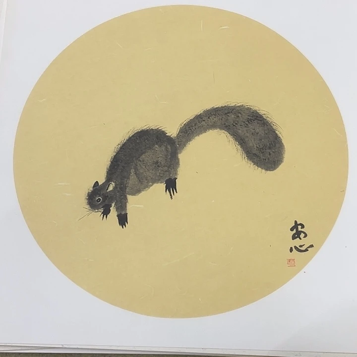 国画38-38卡纸作品艺