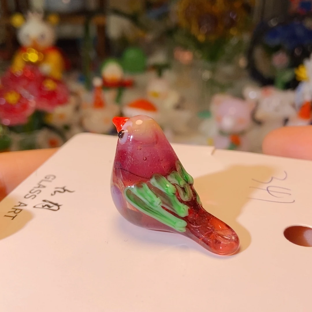 琉璃手工艺品料器鸟