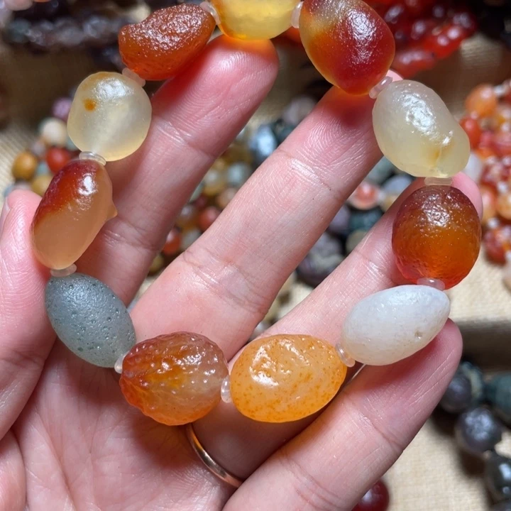 玛瑙/玉髓未镶嵌手链