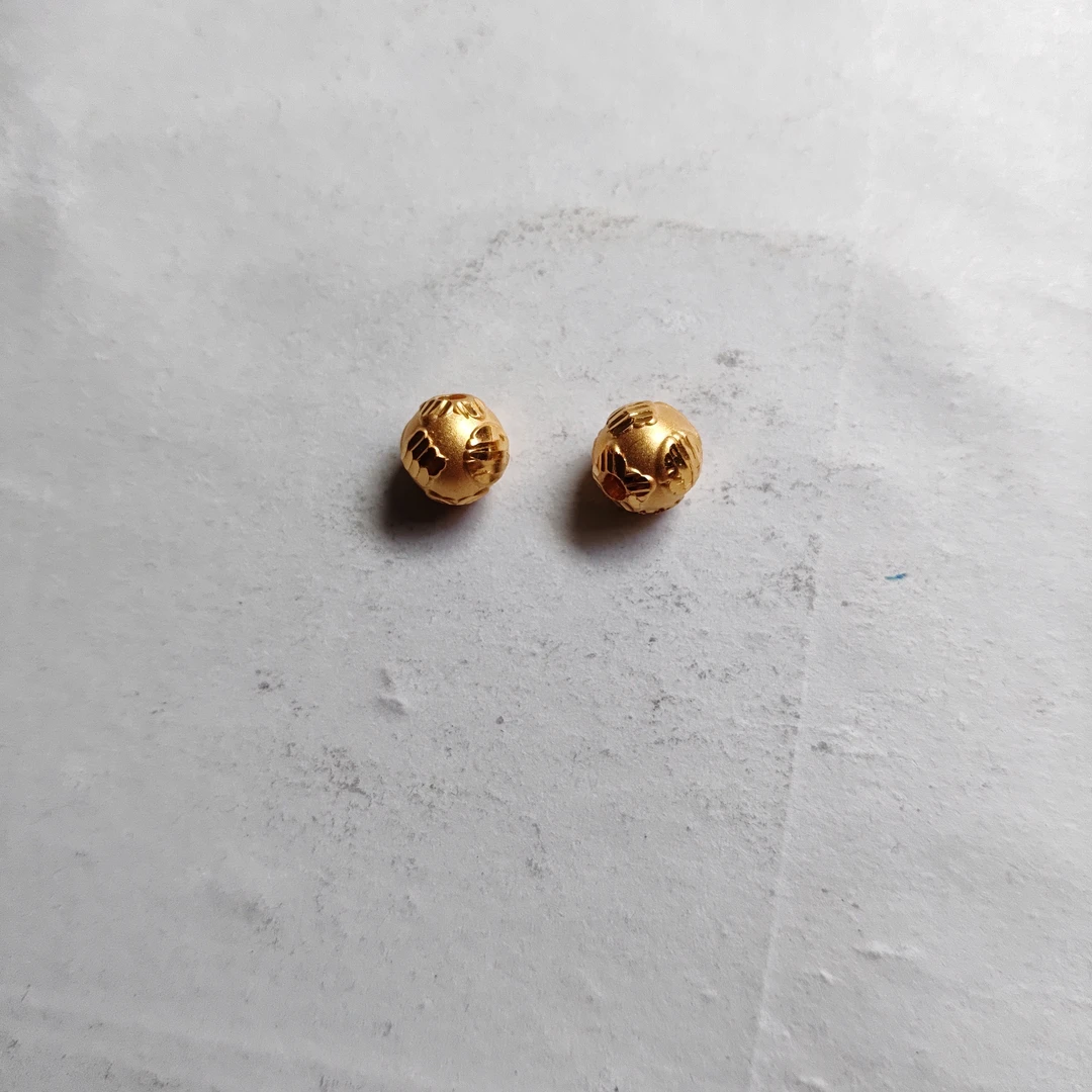 金元宝足金999貔貅珠子首饰