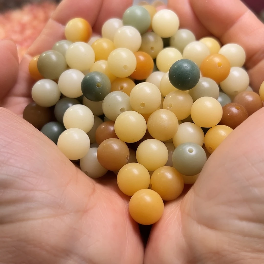 菩提根/象牙果吊坠卡11多宝圆200颗