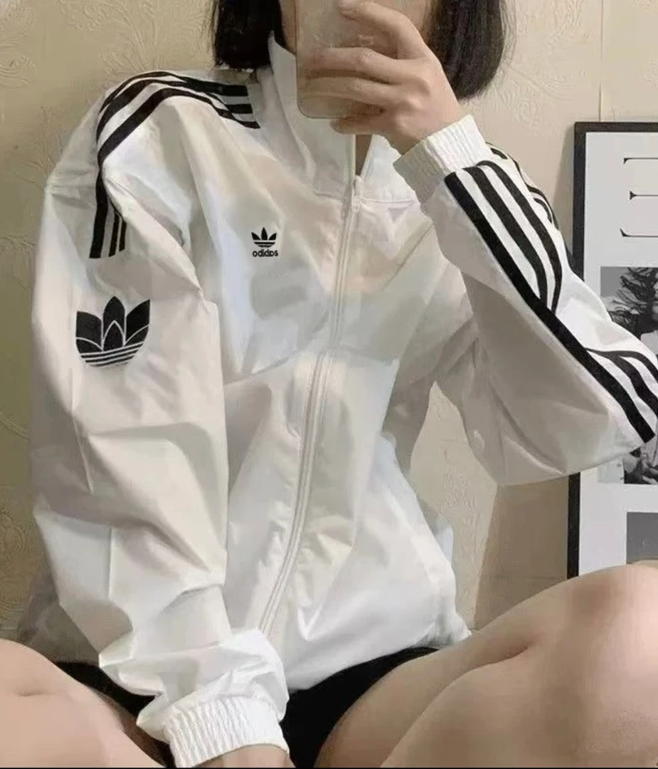 【达人专属】莲花标秋季立领夹克风衣外套男运动外穿网格刺绣JI7535