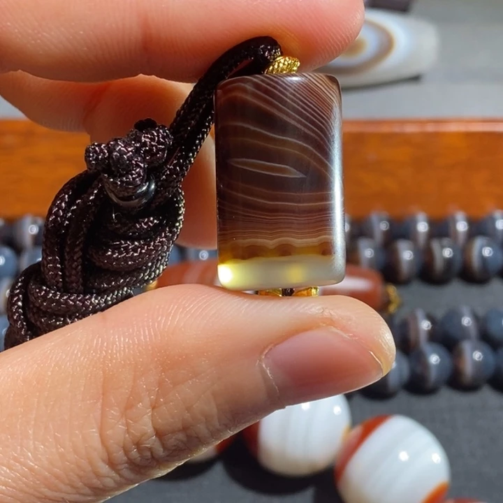 玛瑙/玉髓未镶嵌项链