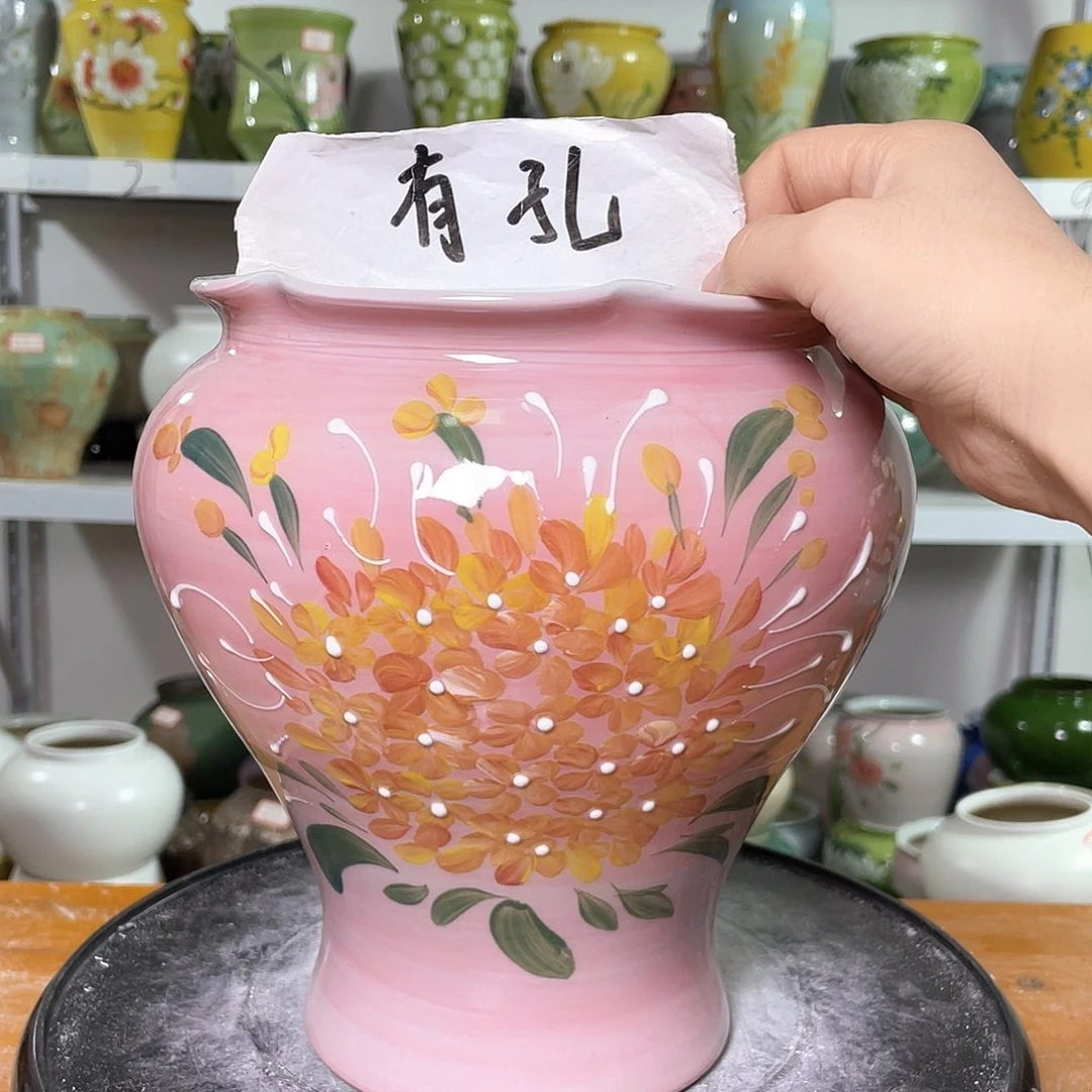 景德镇陶瓷花盆花器暇256