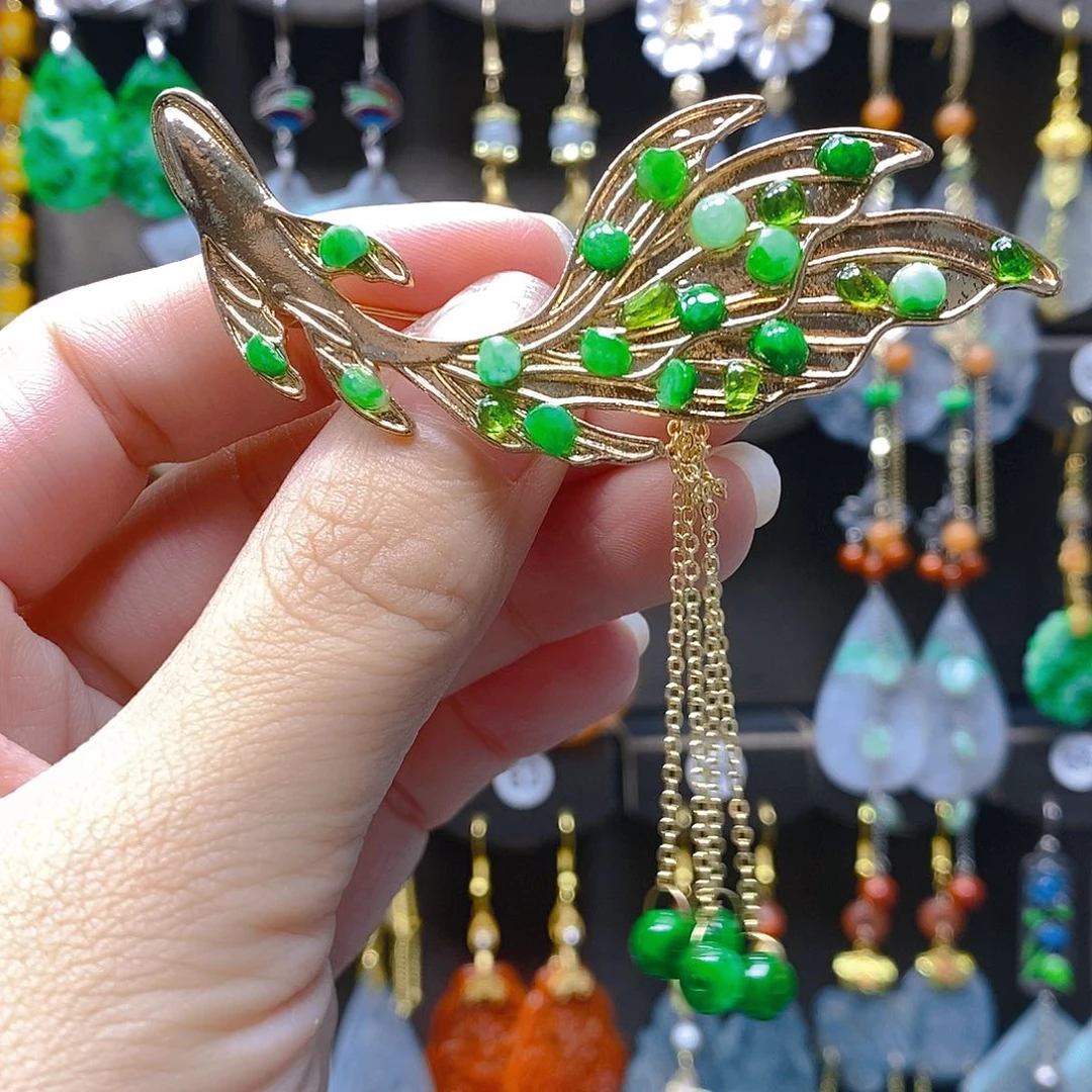 未镶嵌翡翠耳饰翡翠