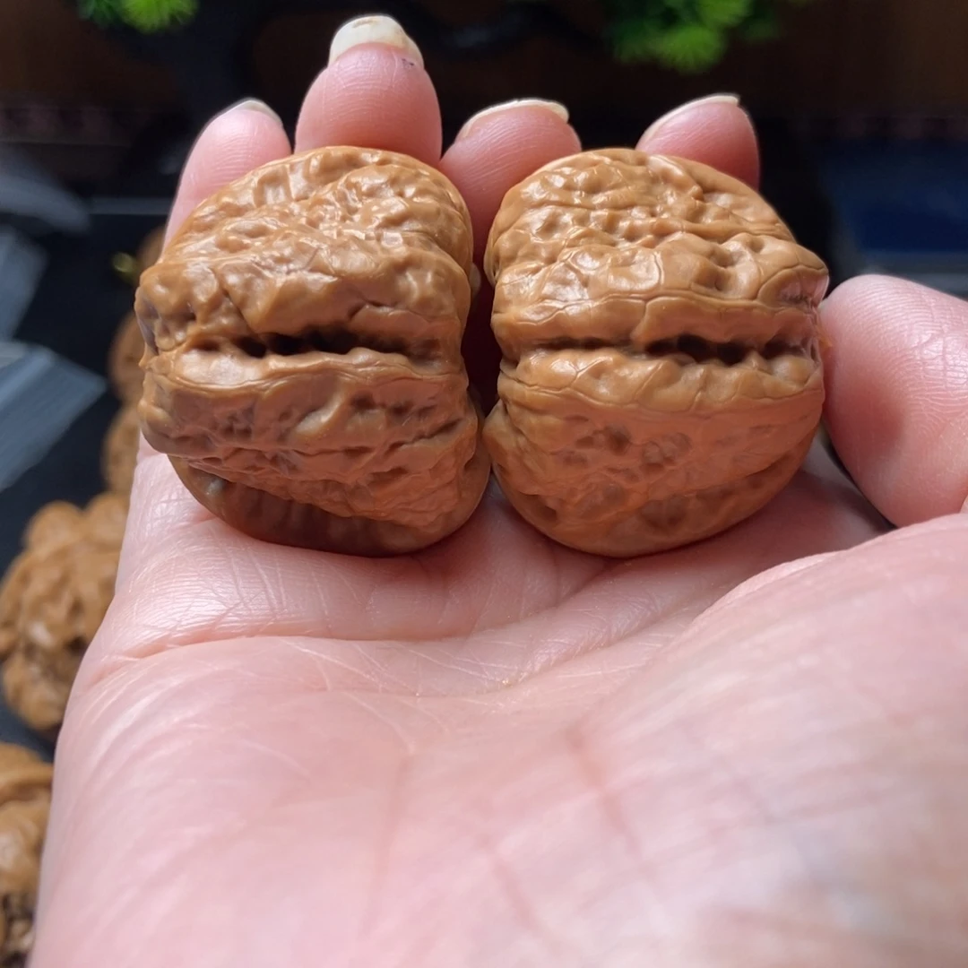 文玩核桃把件蛤蟆头37