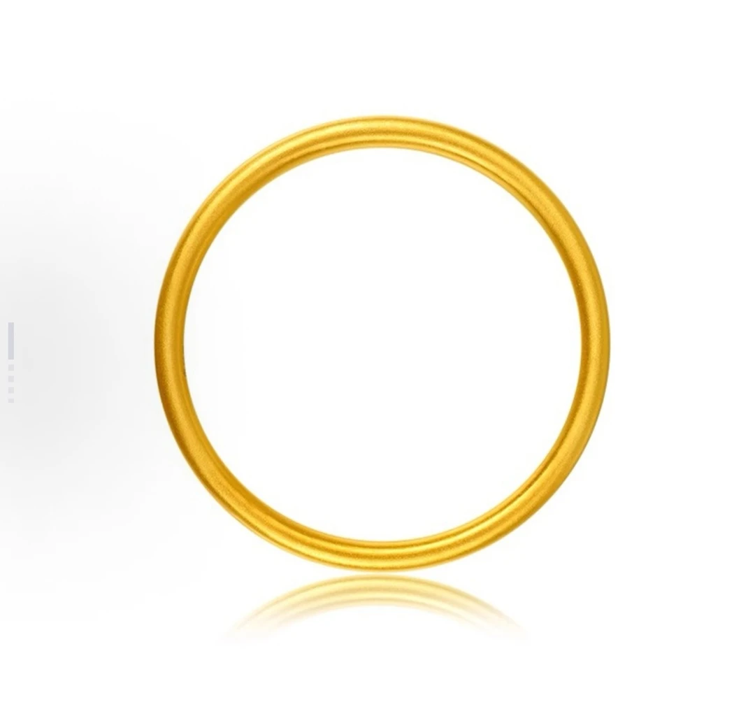 合金手镯 磨砂传承素圈时尚简约镯子实心