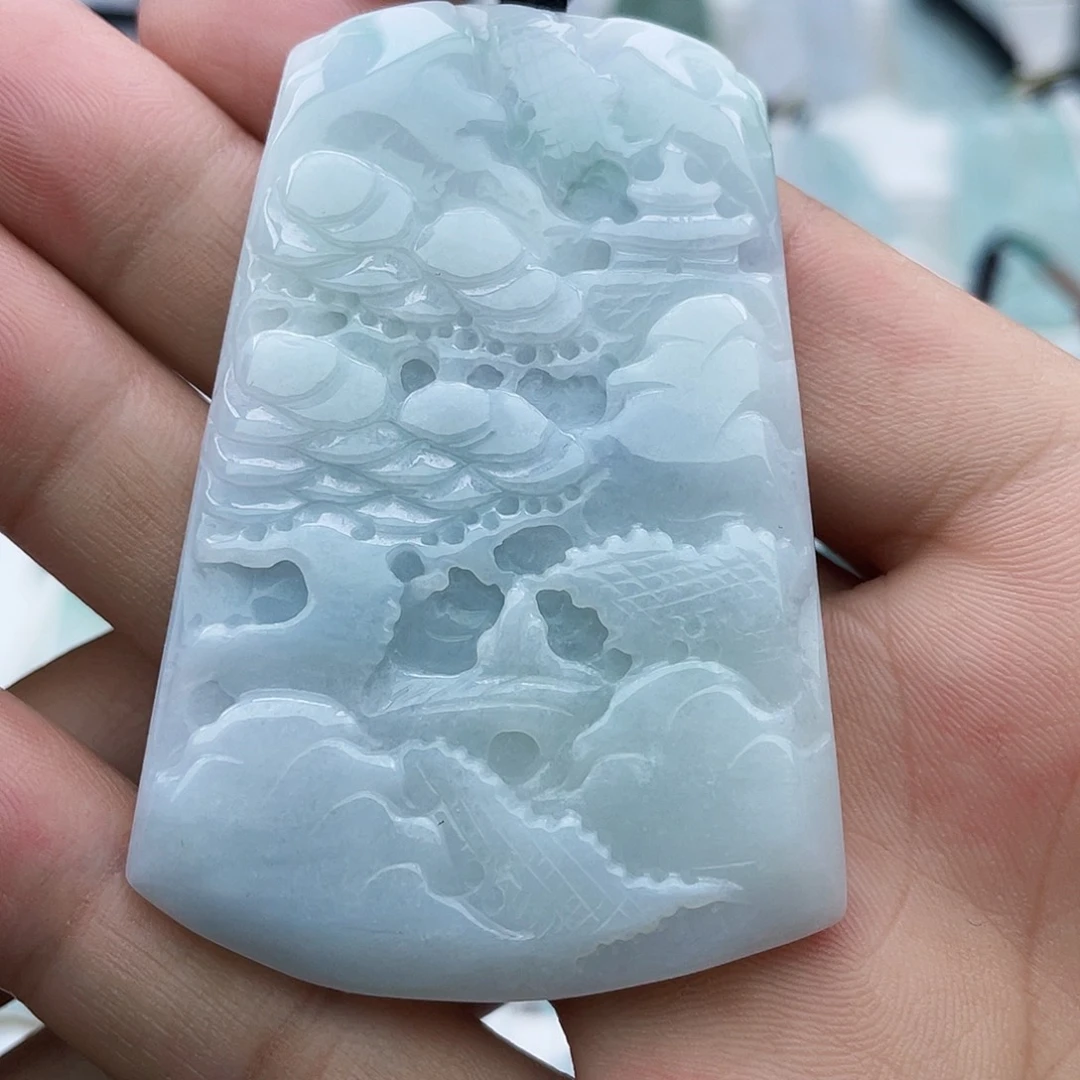 颈饰未镶嵌翡翠翡翠