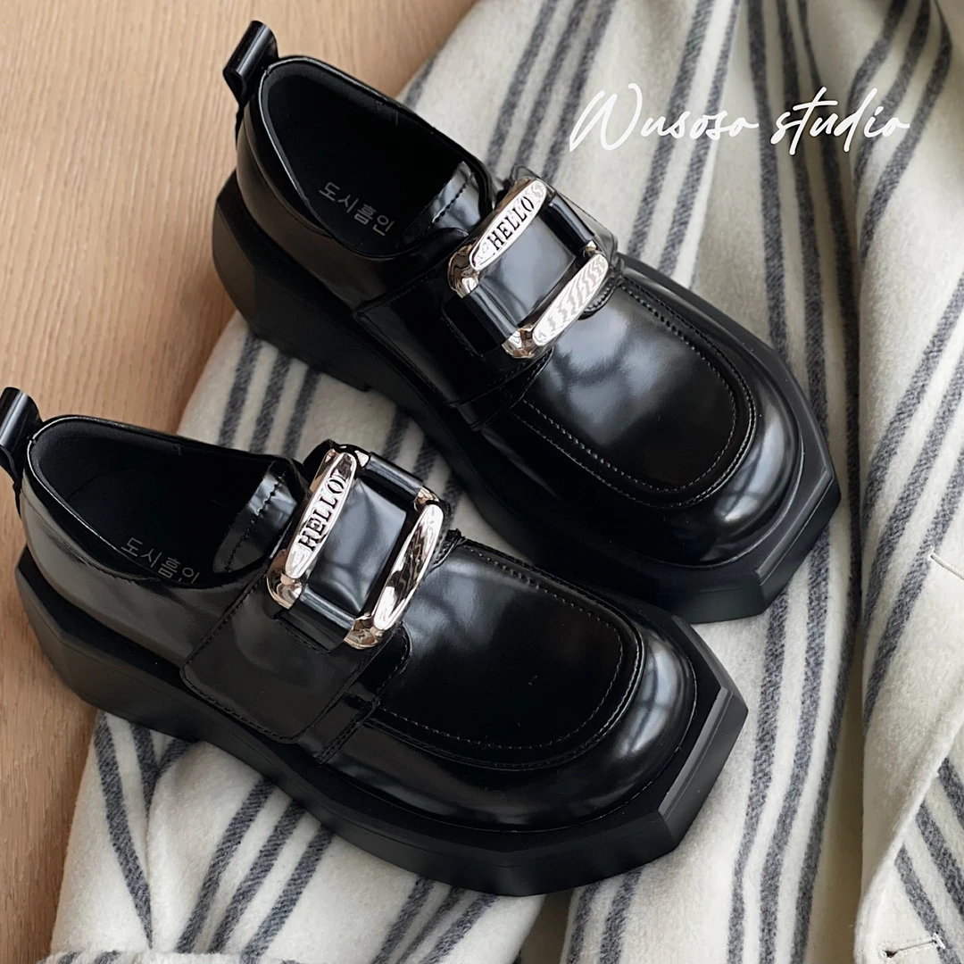 【soso】年末福利｜设计师款方扣乐福鞋