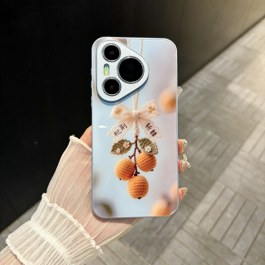 苹果/华为/oppo/vivo/小米 枇荆斩荆适用pura70肤感玻璃手机壳