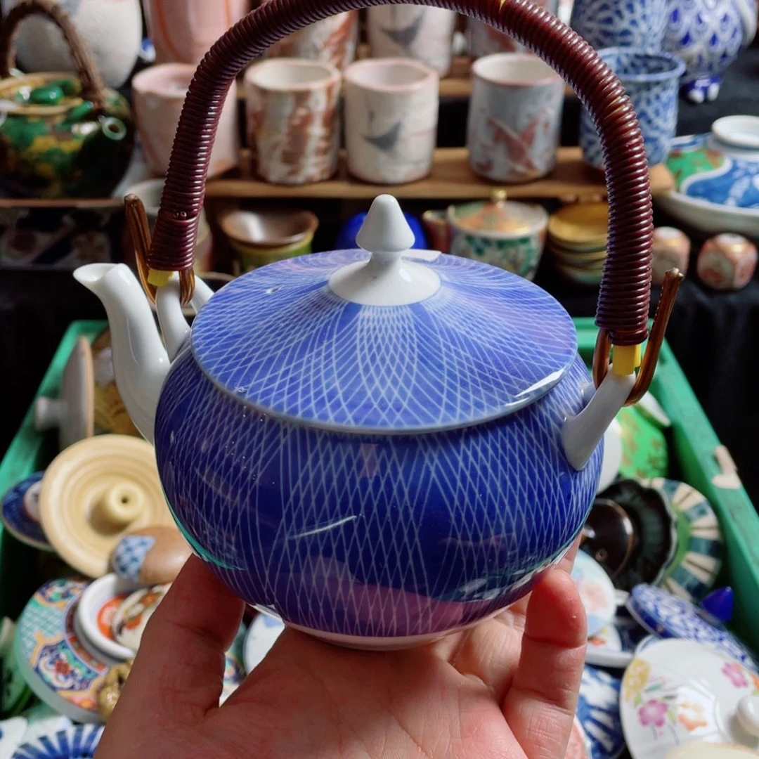 瓷片深川球口提梁壶