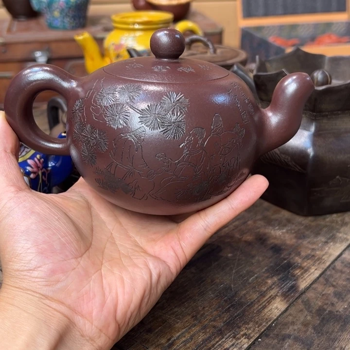 茶壶紫砂紫砂壶作品