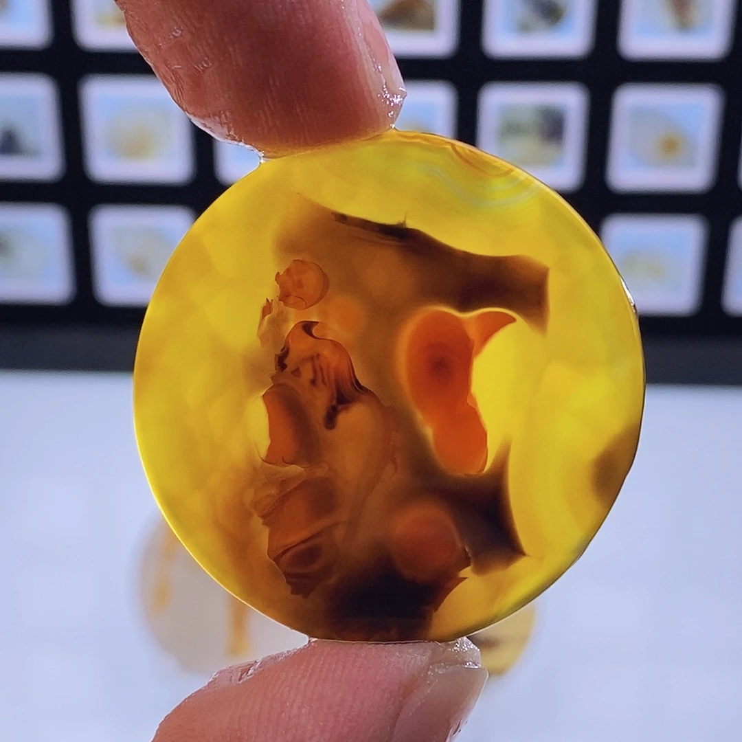 玛瑙/玉髓未镶嵌吊坠(不含链)81