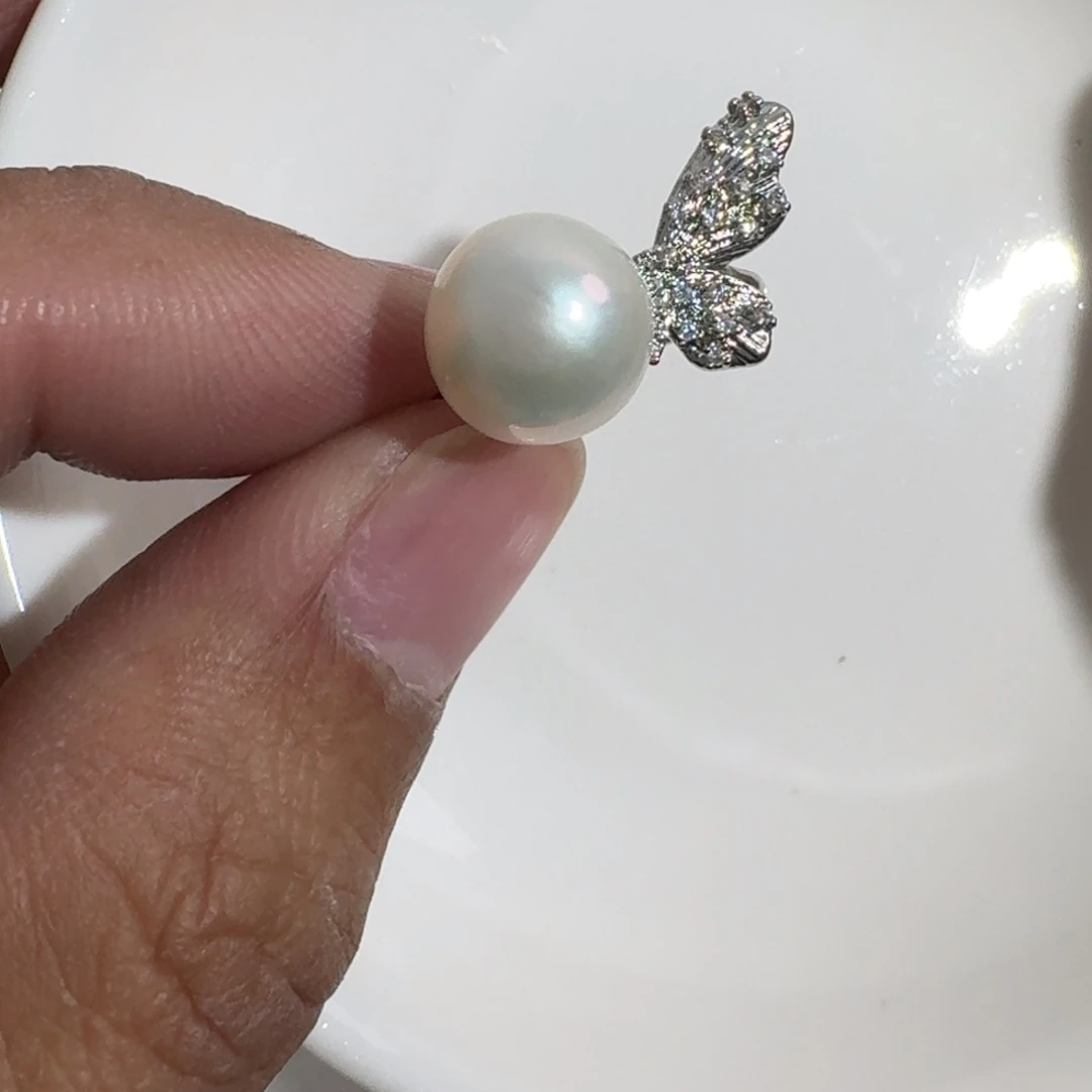 未镶嵌淡水珍珠戒指