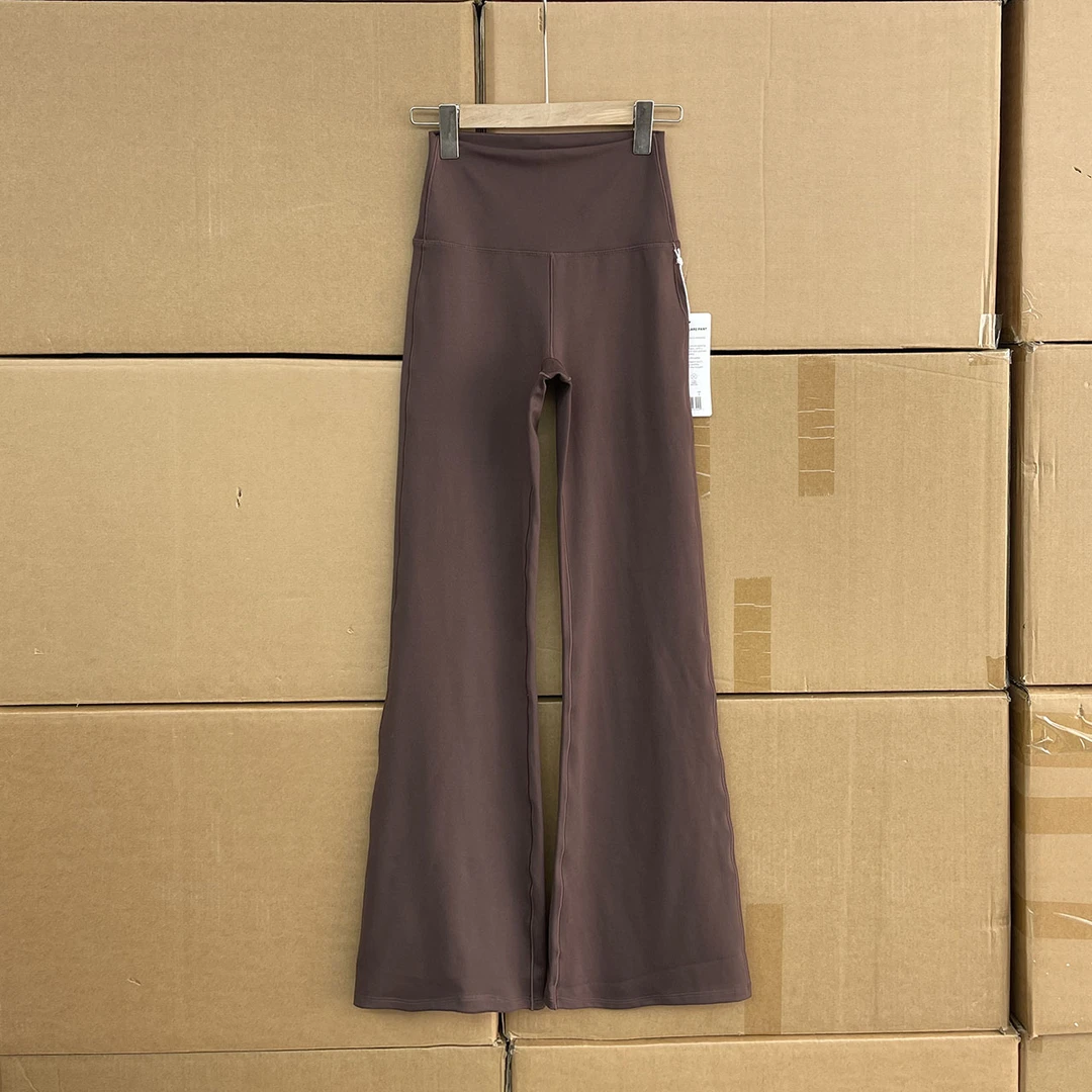 非沅！！lu系！瑜伽裤外穿喇叭裤春夏季运动裤子健身高腰提臀微喇