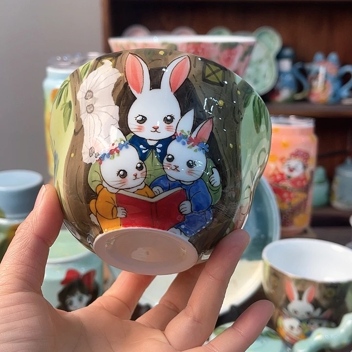 陶景德镇釉下手绘陶瓷