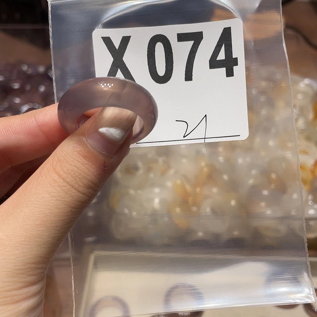 玛瑙/玉髓未镶嵌戒指074