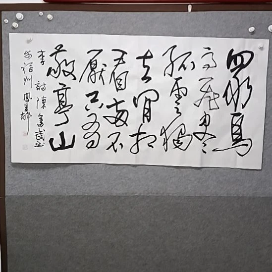 书法陈老的重要高飞，最四尺横幅大草书书法