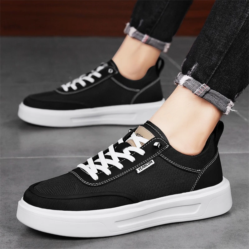 意尔康板鞋男2025新款爆款夏季透气白搭不臭脚休闲鞋时尚潮流男鞋