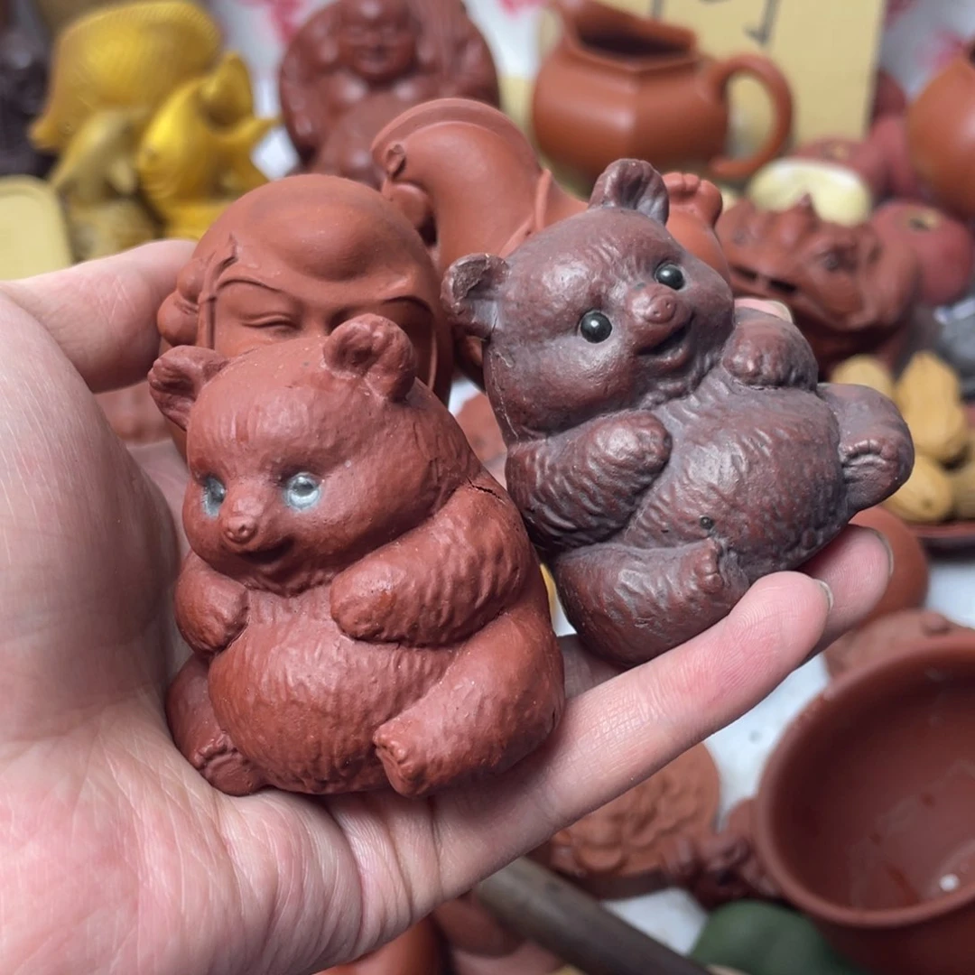 紫砂茶宠紫砂瑕疵