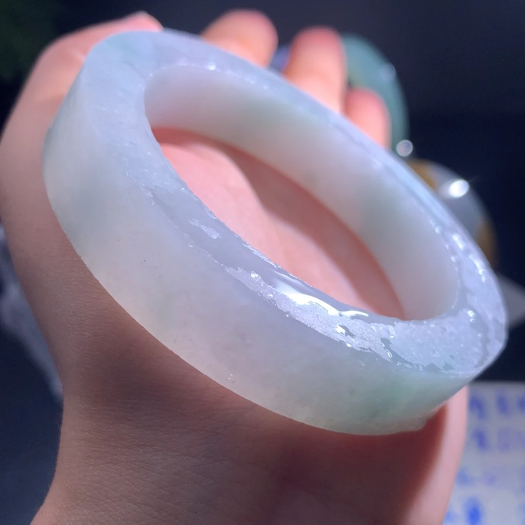 未镶嵌翡翠定制翡翠福利镯57-61