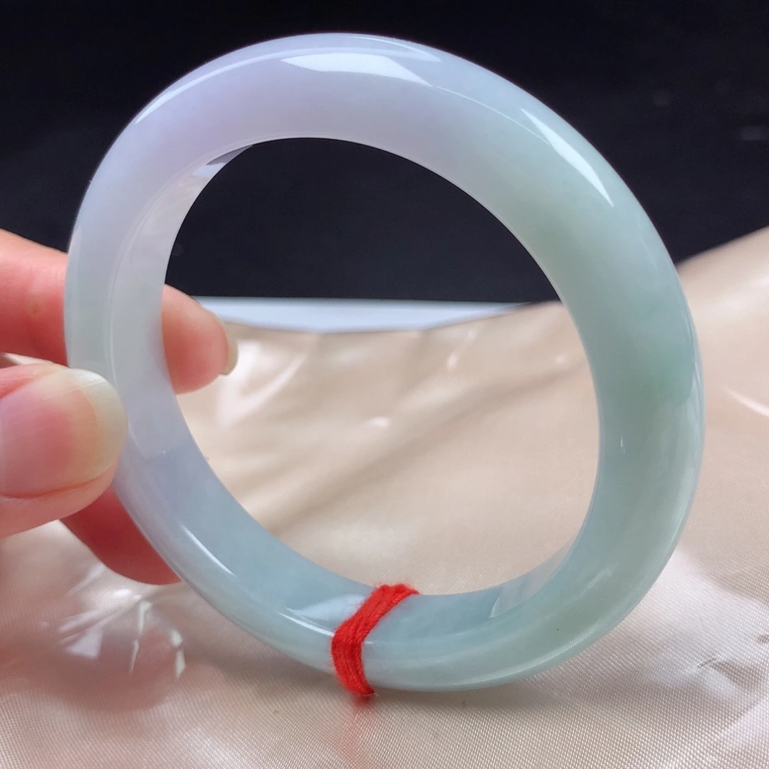 翡翠未镶嵌手镯55圈h8629