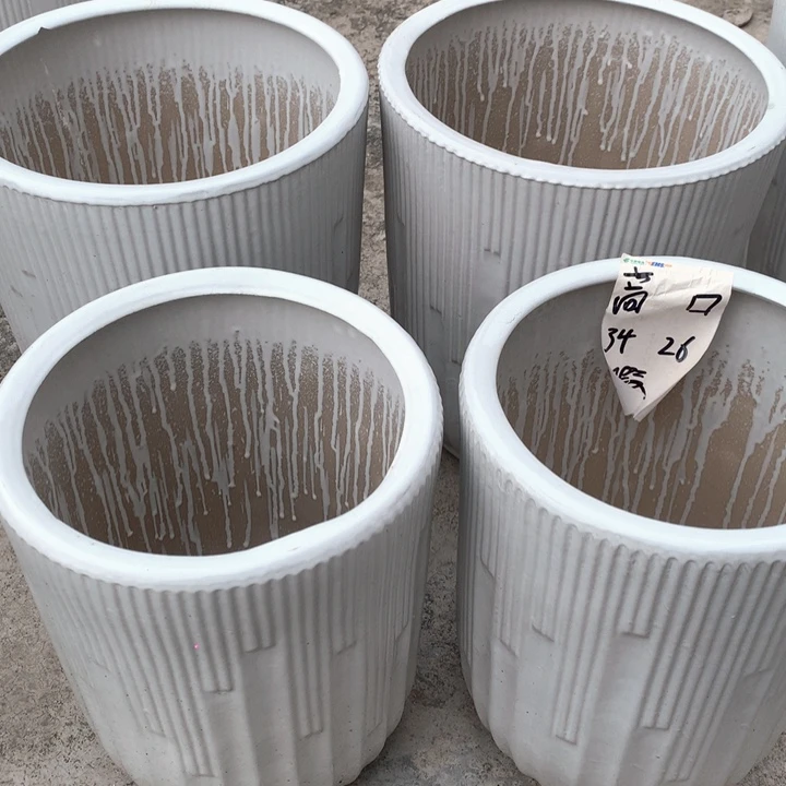 花盆陶瓷的制作方法两大两中号