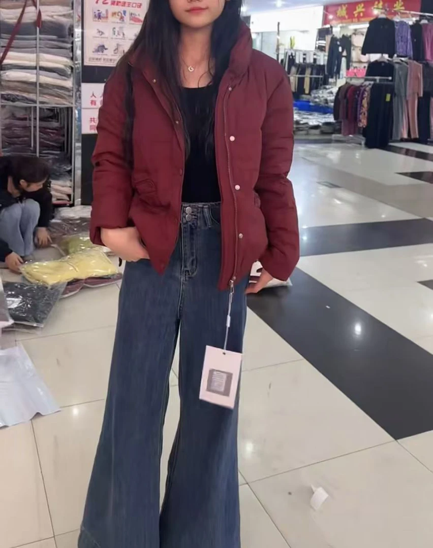 冬季新款时尚立领羽绒外套8856