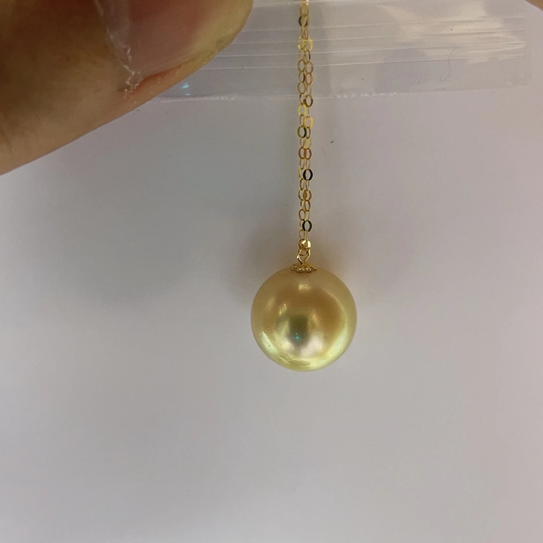 海水珍珠18K金镶嵌颈饰