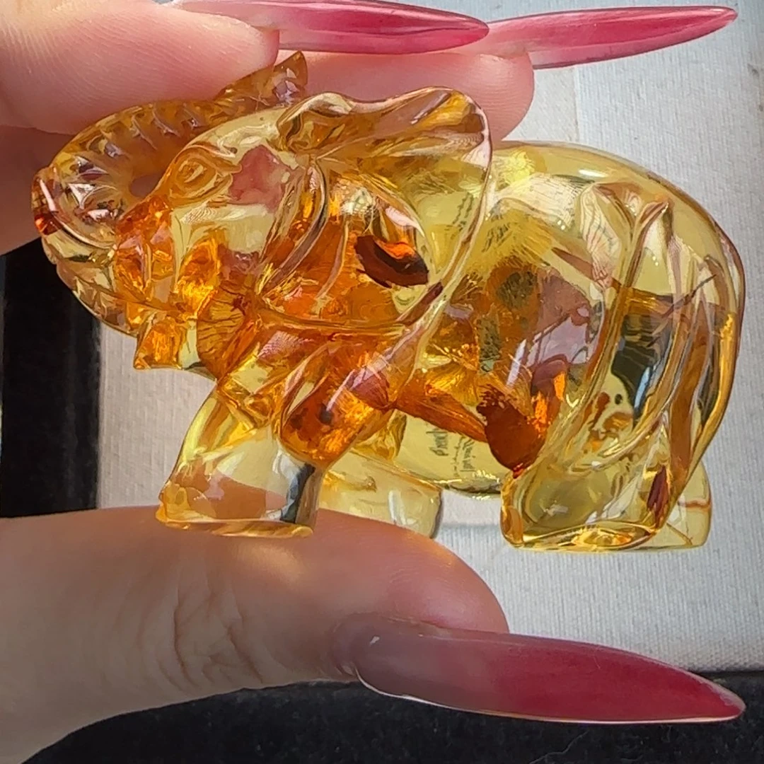 琥珀未镶嵌珠宝奇石