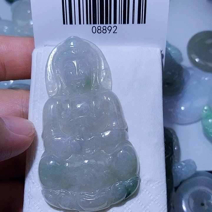 翡翠未镶嵌颈饰天光墟翡翠市场现金代购