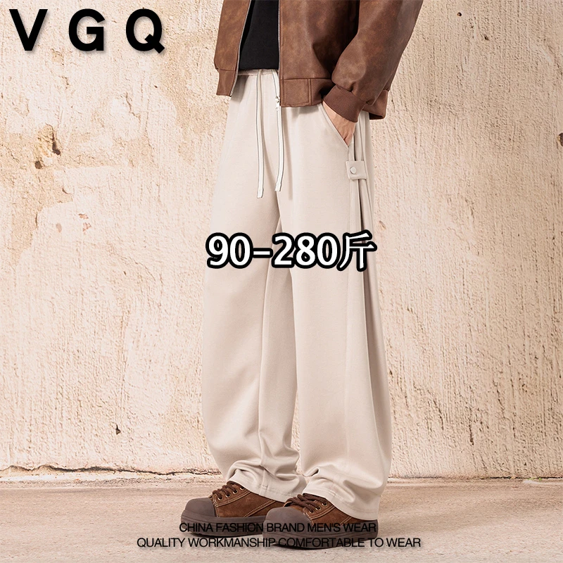 春秋季男士美式休闲裤加肥大码复古百搭潮流帅气沙丘废土风直筒裤