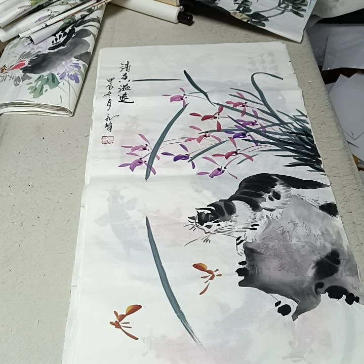 国画三*友国画花鸟花鸟国画