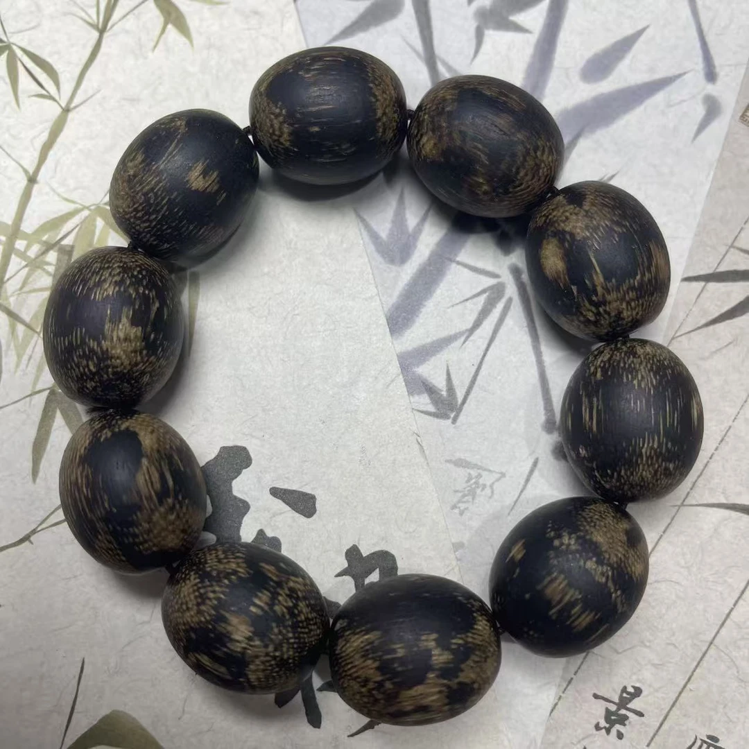 增香沉香木【墨染文玩】 单圈手串  多样性发其一 C069