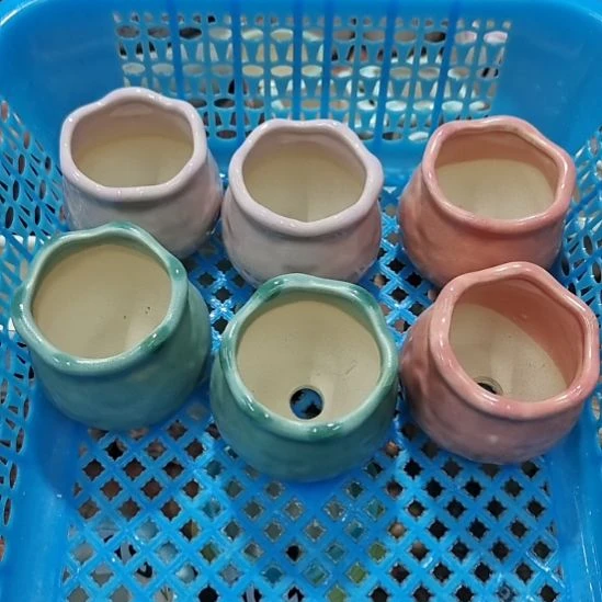 微瑕陶瓷花盆满12包邮