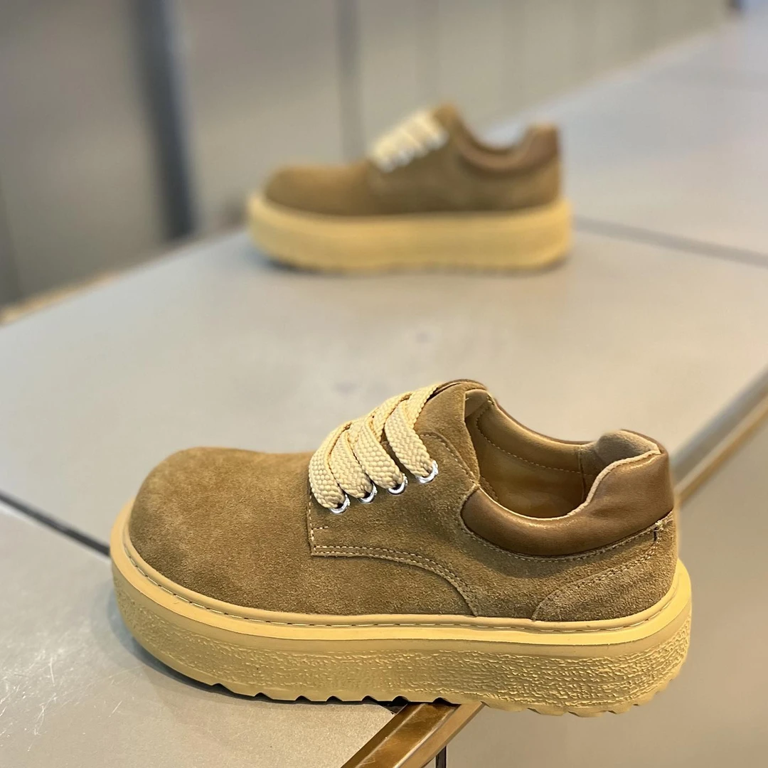 欧洲站轻奢男鞋冬季新款时尚百搭潮鞋轻便舒适厚底增高运动休闲鞋