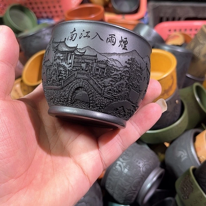 茶杯紫砂全手工紫砂主人杯
