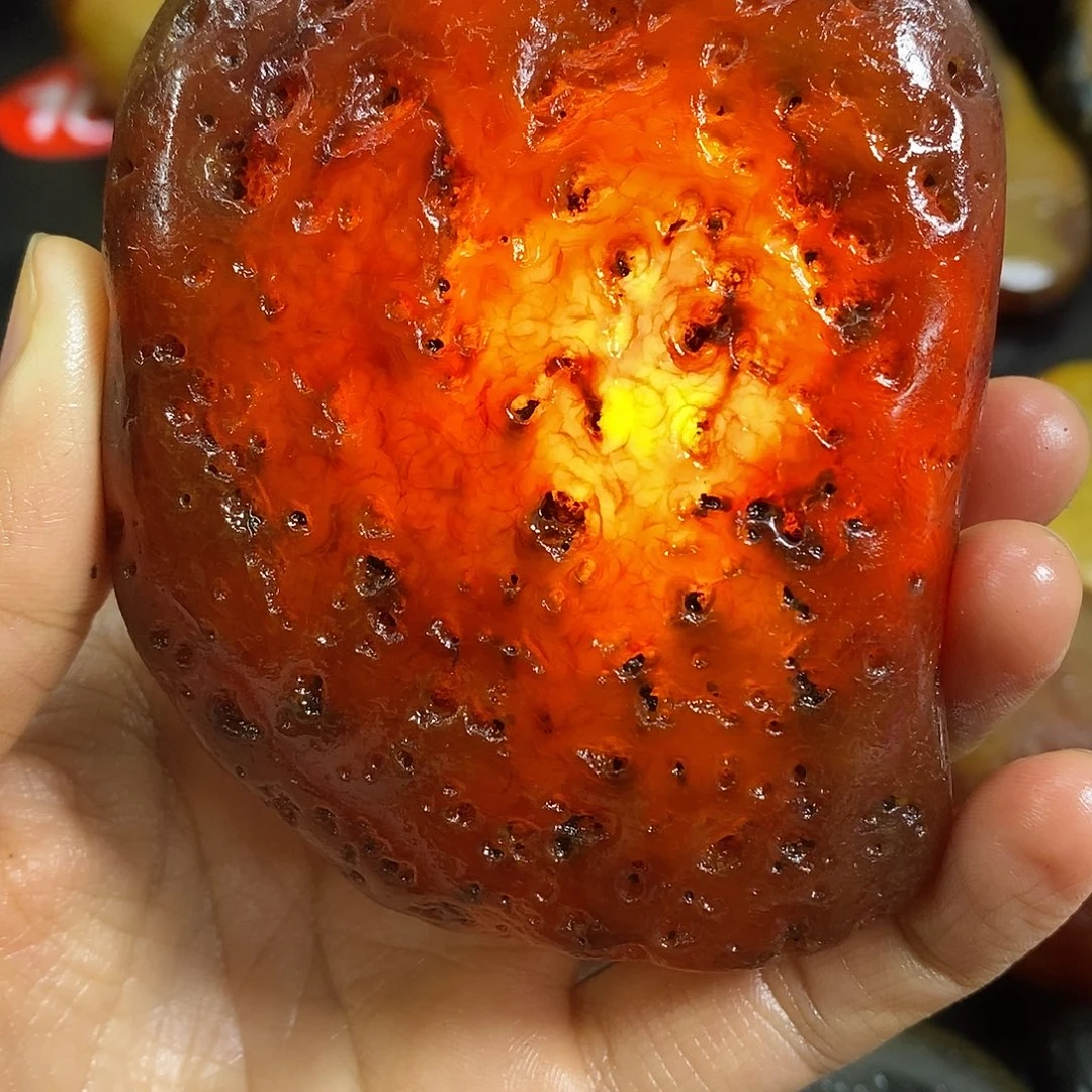 玛瑙/玉髓未镶嵌手把件