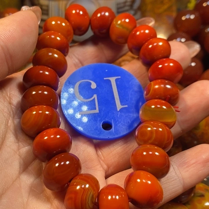 玛瑙/玉髓手链未镶嵌四****彬